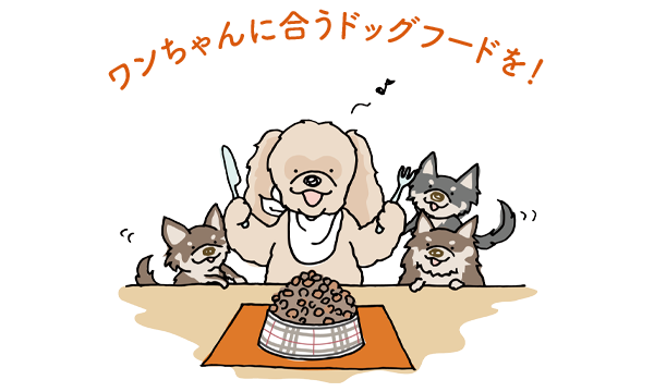 ワンちゃんに合うドッグフードを♪